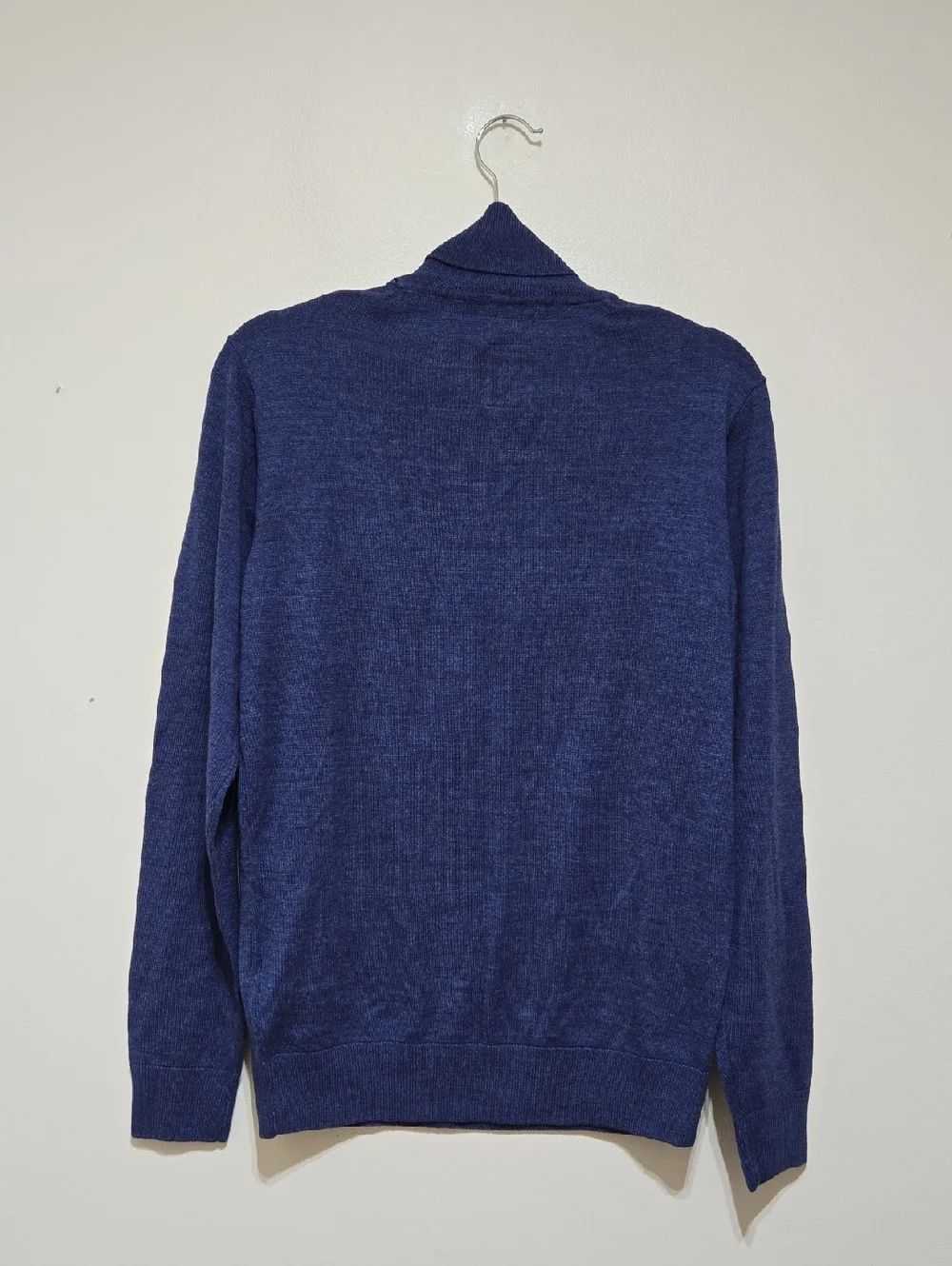 Haze & Finn Men's Roll Neck Merino Wool Sweater